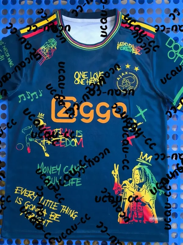 AliExpress - Maillot de football pour homme Ajax 2026, T-shirt de football, Édition spéciale Bob Marley, Vêtements de sport pour supporters, Tenue 