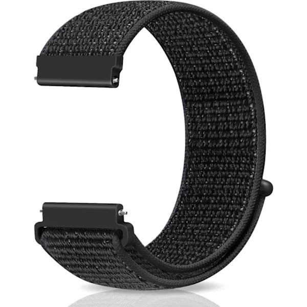 22 mm nylonsnabbfästen kompatibla med Samsung Galaxy Watch 3 45 mm/Galaxy Watch 46 mm/Gear S3 Frontier/Classic/Garmin Venu 3/Venu 2