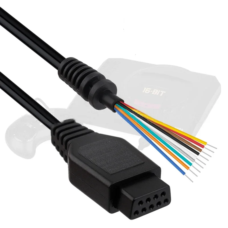AliExpress - Kabel für Sega Genesis 2 MD 2 Steuerkabel für Mega Drive 2 Gamepad Controller Verlängerungskabel 9Pin Spielkonsolendraht