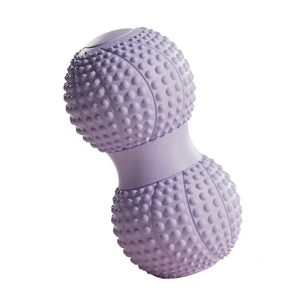 Peanut Massage Ball Deep Tissue Muscle Relaxation Double Lacrosse Roller Physiotherapy Leg Arm Waist Abdomen Back Foot Full Body Massage Purple