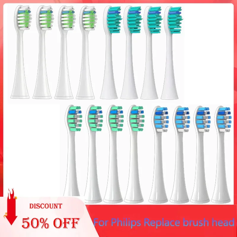 AliExpress - Pour Philips Sonicare brosse à dents tête de brosse têtes de brosse de remplacement HX3/HX6/HX9 série HX3210/3211/6150/6500/6510/6530/