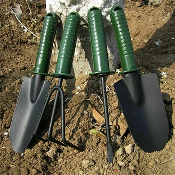 4 stk. Mini Skovl Rive Spade DIY Havearbejde Værktøjssæt,Blomster Lugning Bonsai Værktøjer,Plastik Håndtag Håndlavet til Haveartikler 4stk