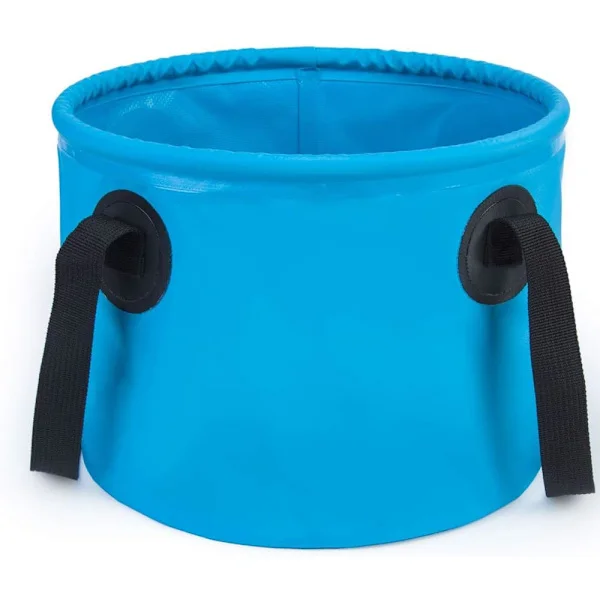 Sammenleggbar bolle for fiske, sammenleggbar vaskebolle for camping, sammenleggbar bøtte, vannbeholder, vaskebolle, bærbar bøtte, sammenleggbar bolle 