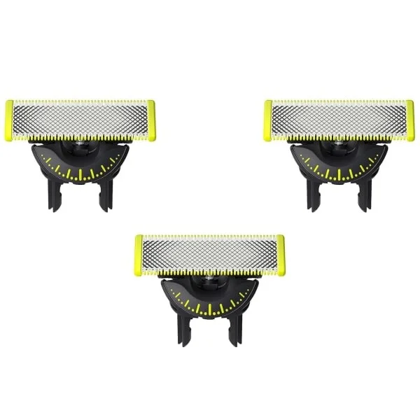 OneBlade Pro -vaihtoterät, 3 kpl, yhteensopiva Philips OneBlade 360 asteen pyörivän trimmausterän kanssa [YJD]