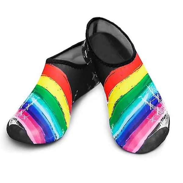 Unisex vannsko Svømming Dykkersokker Sommer Aqua Beach Sandal Flat Shoe Seaside Sklisikker joggesko Sokker Slipper-1