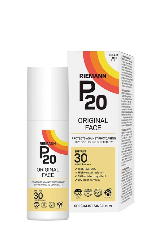 Spar 25% • Køb 2, P20 Riemann Solcreme Face SPF 30 50g, Hudpleje, Solcreme, Solcreme Til Ansigtet