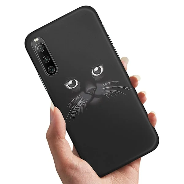 Skal / Mobilskal till Sony Xperia 10 IV - Svart Katt