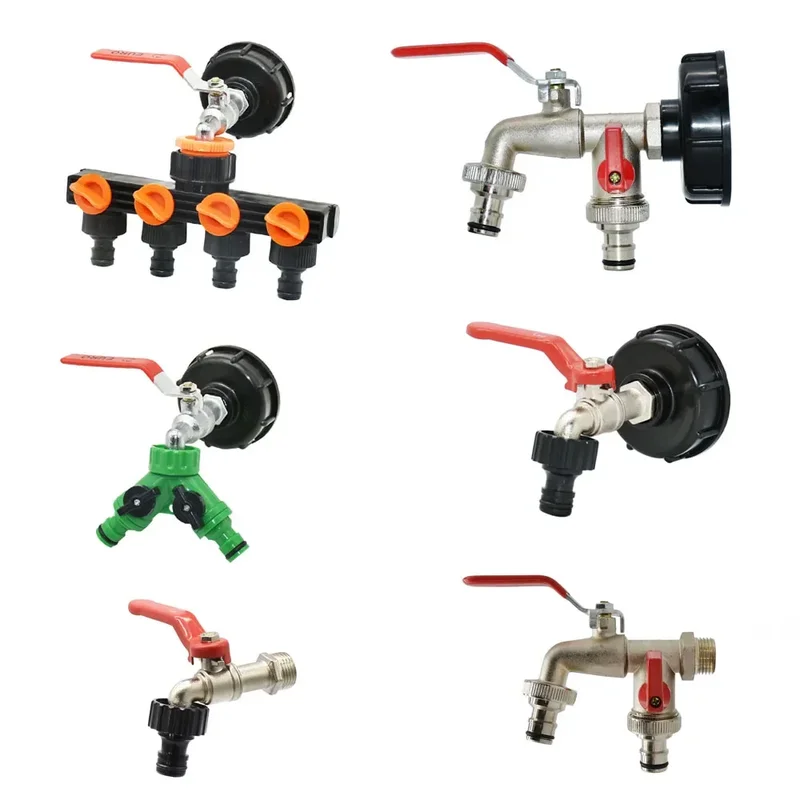 AliExpress - Langlebiger IBC-Tankhahn-Adapter S60*6 Grobgewinde auf 1/2'' 3/4'' Wasseranschluss Ersatzventilanschluss