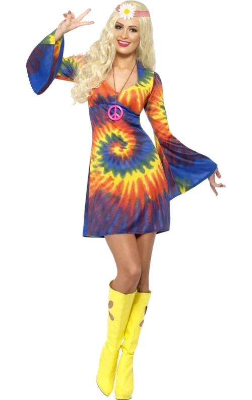 60-luvun Tie Dye Hippiasu S