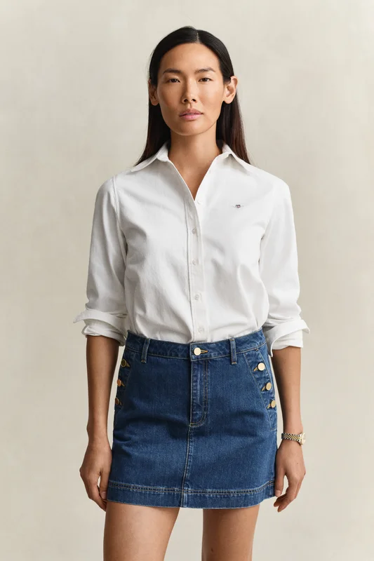 GANT Damen Jeanshemd (32) Weiß