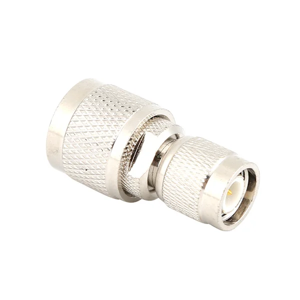 2 stk 50 ohm N hann til TNC hann rett adapter for antenner kringkasting radioer