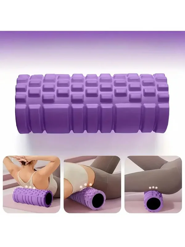 AliExpress - Foam Roller Yoga-Säule Fitness Yoga EVA Schaumstoffrolle Yoga-Stab Tiefengewebe-Massagerolle, Geeignet für Rücken/Taille/Beinmuskulatur