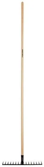 Fiskars 5141 Rake med 16 rette tenner, Hageredskap