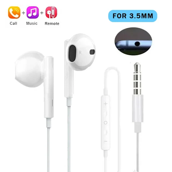 Originala Typ C Trådbundna Hörlurar För Xiaomi Mi 14 13 12 Pro Ultra Lite 3.5MM Hörlurar Redmi Poco Huawei Samsung Hörlurar Headset