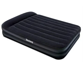 Bestway-Aeroluxe Airbed Queen double-Stor luftmadrass med pute og innebygget luftpumpe-Tools & Garden-På reisefot