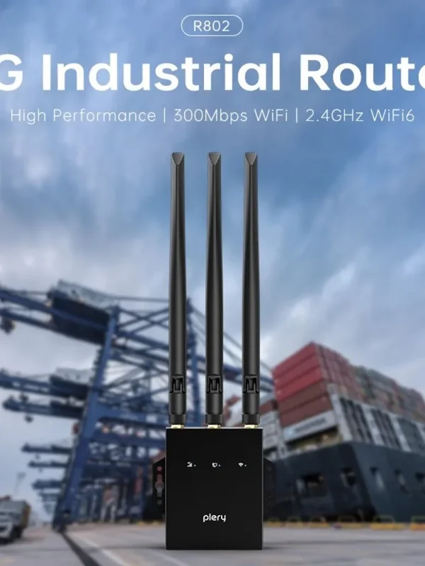 AliExpress - PLERY 4G Wireless Router 300 Mbit/s 2,4 G/HZ SIM-Karten-Router WiFi6 te Router mit externer 5 dBi externe Antenne für den Außenbereich