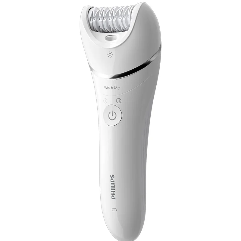 Philips Epilator Series 8000 BRE700/00 epilaattori / märkä- ja kuivaepilointi / johdoton karvanpoistolaite 32 pinsetillä