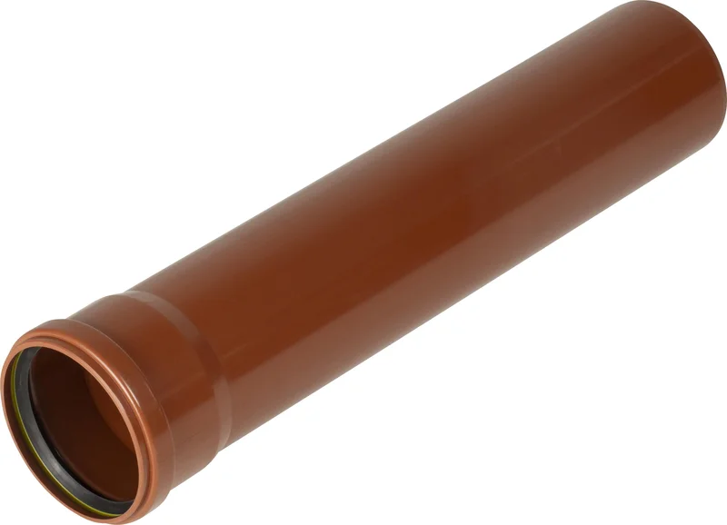 Pipelife 2350403 Markrör PVC 110x1000, Inomhusavlopp