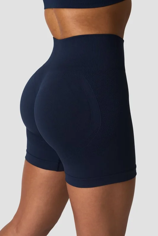 ICANIWILL - Sculpt Seamless Midi Shorts Midnight Blue- Shorts - Dames - sportkleding van ICIW