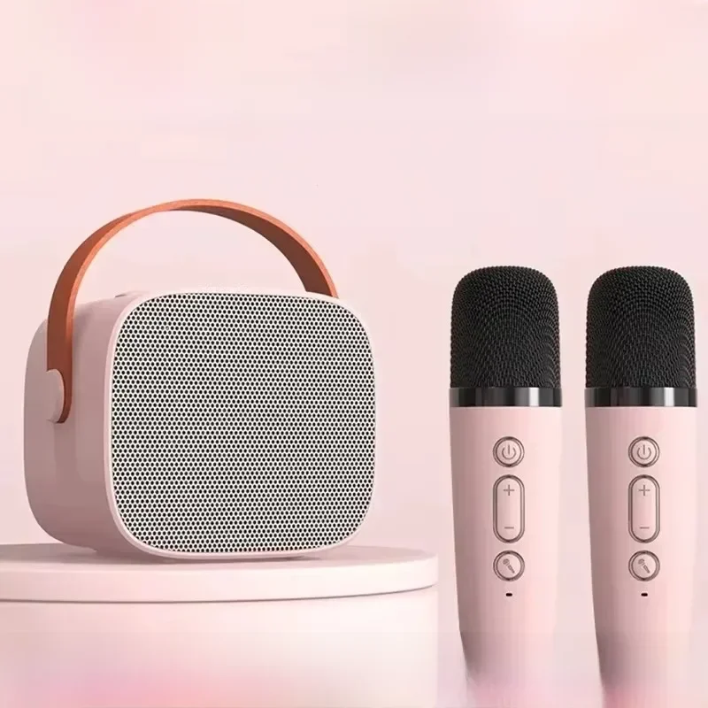 AliExpress - Machine à karaoké Portable sans fil, double Microphone, système HomeKTV DSP, haut-parleur Bluetooth, HIFI stéréo Surround, cadeau de fête