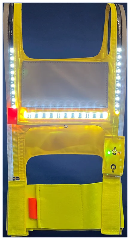 4Light NOVA Worker White Varselsele med LED-belysning S, Tøj