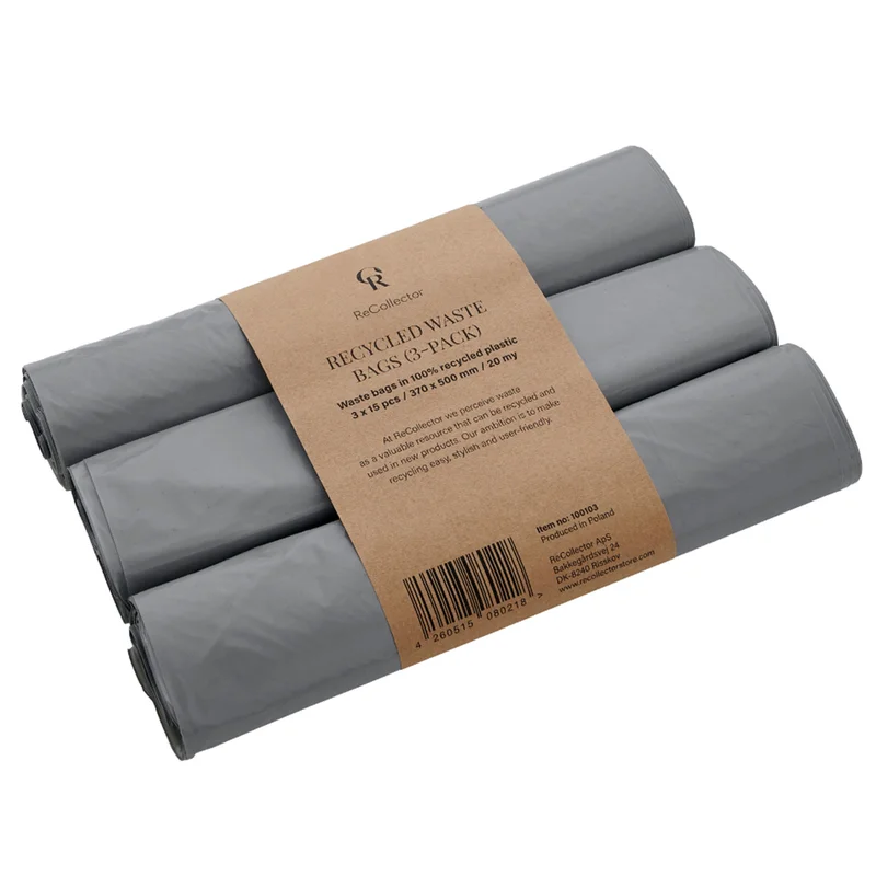 Recollector Avfallspåsar recycled 3-pack | Fler produkter > Städning & Diskning > Avfallspåsar | Bagaren och Kocken