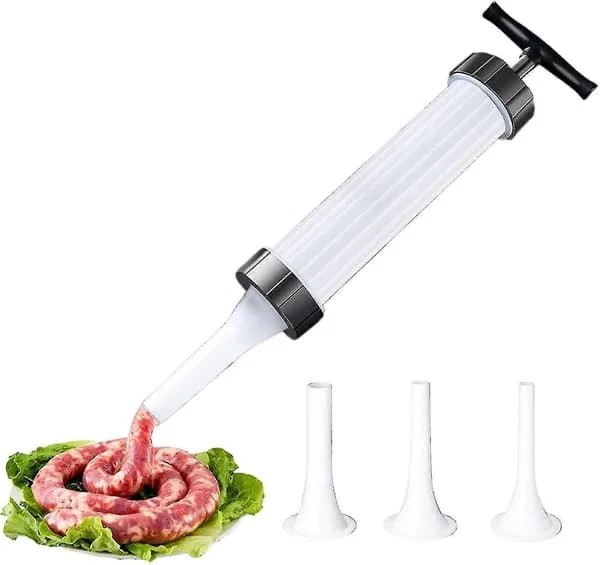 Pølsemaskin, Pølsestopper, Pølsehorn, Fyllerør, Pølsestopper