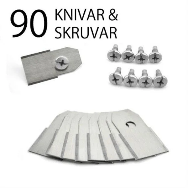 90 st Knivblad / Knivar till Husqvarna Automower, Gardena