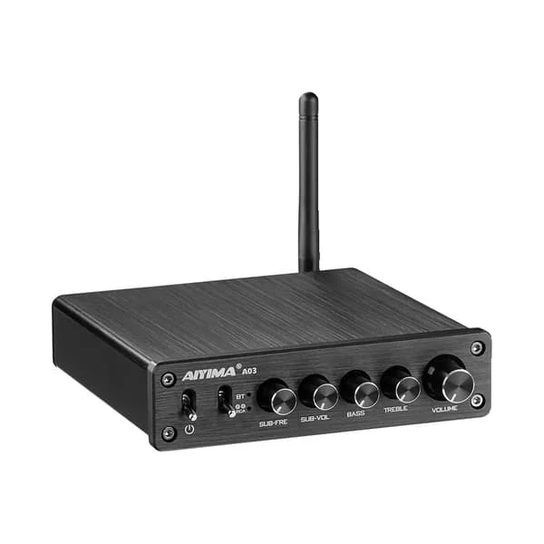 Subwoofer-forstærker, Bluetooth-forbindelse, tilpasselig bas, Kun A03 forstærker