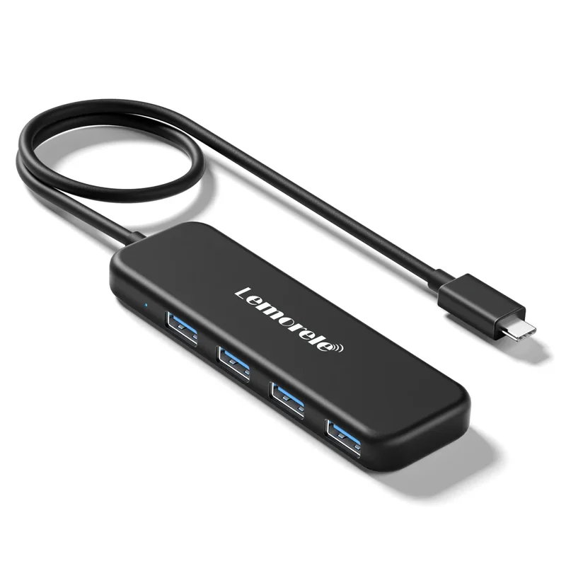 AliExpress - Lemorele USB 3.0 HUB 4-in-1 Typ-C-Adapter 4-Port-Steckplatz USB-C-Hub USB-Hub 3.0 High-Speed für Laptop Windows Mac