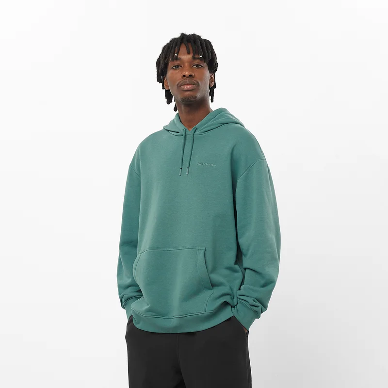 Salomon - Mellanlager Kläder Sal Logo Pride Hoodie M - North Atlantic