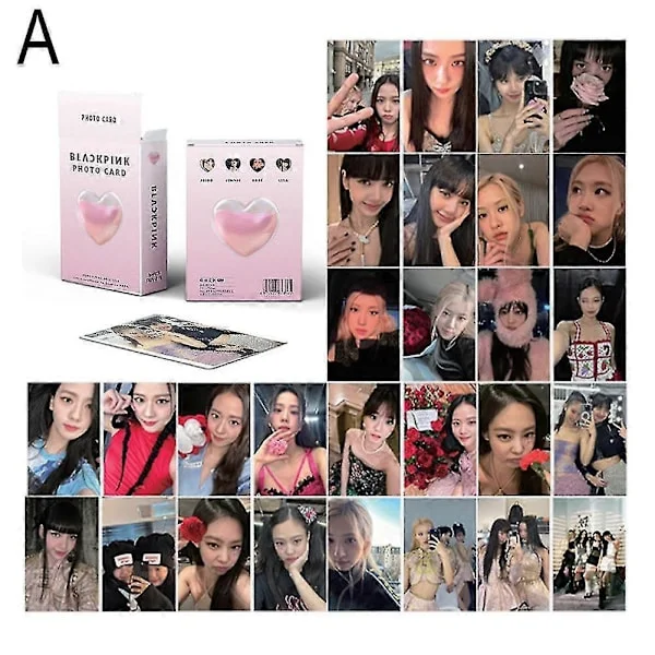 50 stk./æske Blackpink Fotokort Legetøj Sjove Lomo Kort Kpop Postkort Serie Kort Legetøj Blink Gave Lisa Jennie Rose Jisoo