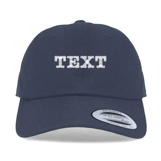 Flexfit - Musta Lippis - Dad Cap - Designa din egen dad cap online @ Hatstore