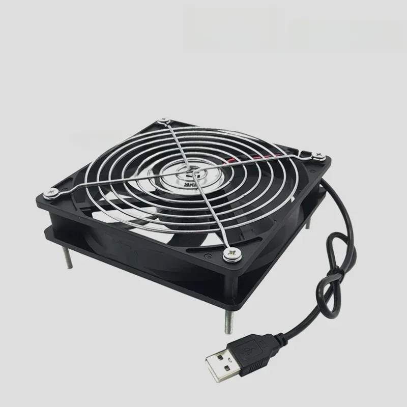 AliExpress - 120x120x25mm 80x80x25mm 12V USB Power Cooling Gehäuselüfter für Empfänger DVR Xbox TV Box Router