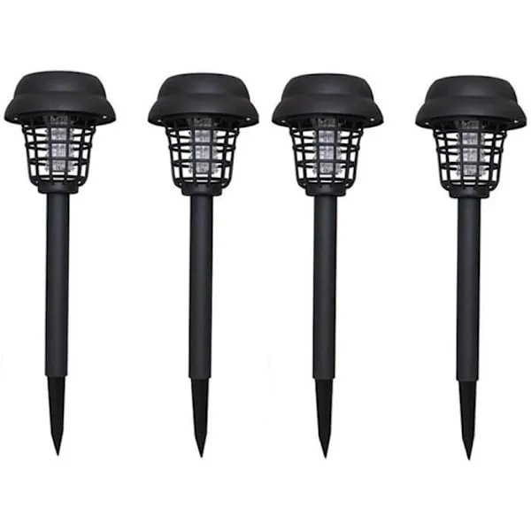Solar Mosquito Killer Lamp Street Light LED-lampor Vattentät IP65 Myggmedelslampa Insect Killer Trap Lamp [35]