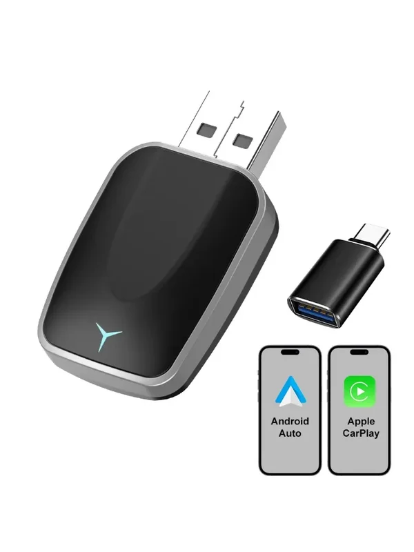 AliExpress - Carplay Android Auto Wireless-Adapter, 2-in-1-Carplay-Adapter für OEM-Autoradio mit USB, Plug-and-Play, kabelgebunden zu kabellos