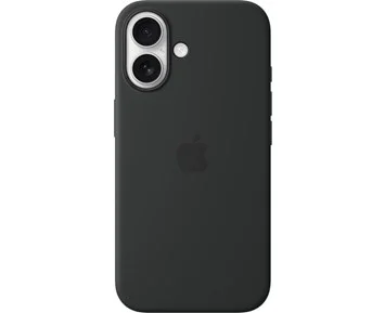 Apple iPhone 16 Silicone Case with MagSafe - Black - Fyndvara - Silikonskal med MagSafe till iPhone 16