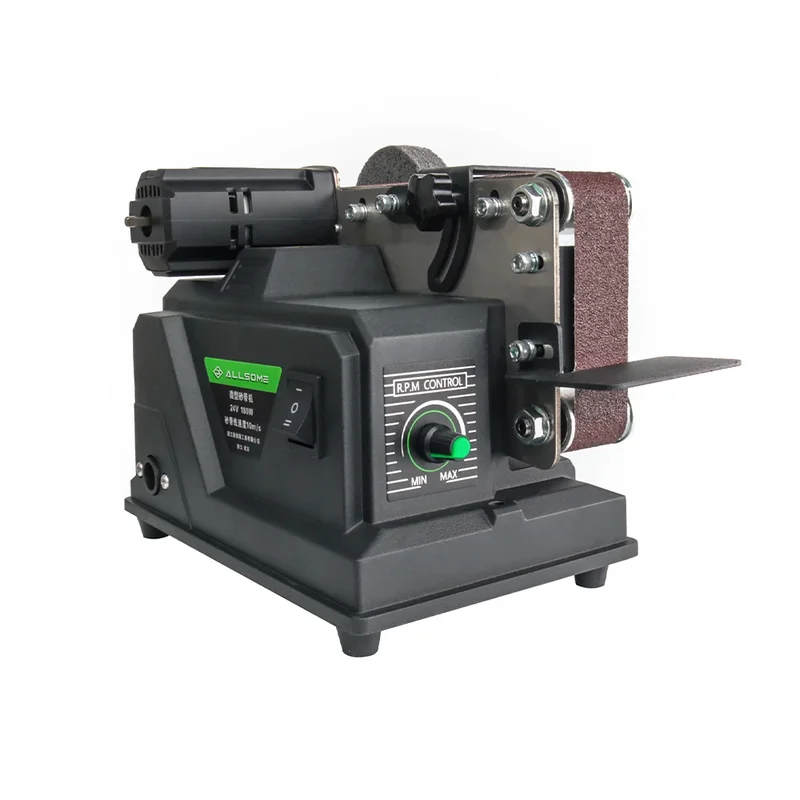 AliExpress - Allsome 180w Elektro schleifer, Mini Bands chl eifer mit 10 stücke 533*30mm Schleif bändern kompatibel mit Makita 18V Batterie und AC 