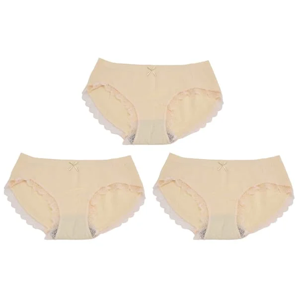 Truser Dame Boblebukser Truser Bomull Komfortabel Midje Sexy Blonde Truser