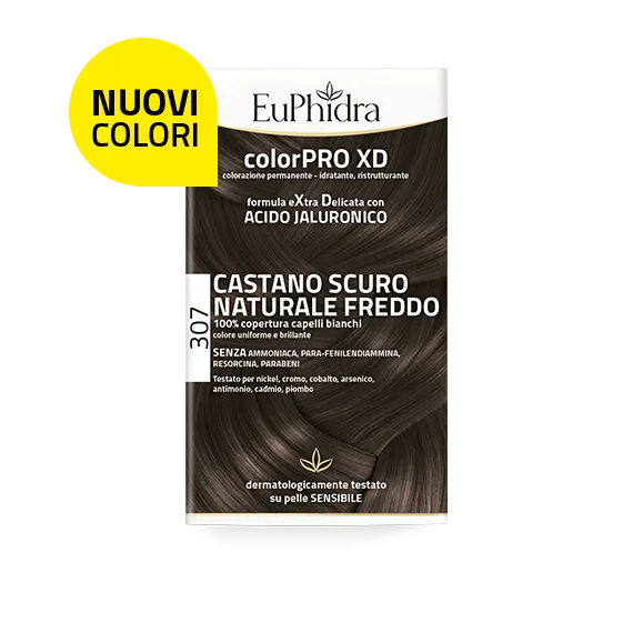 Euphidra ColorPro XD Kit Tinta Capelli 307 Castano Scuro Naturale