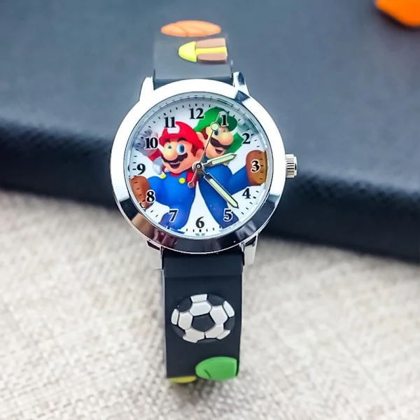 Super Mario børne ur tegneserie kvarts elektronisk ur