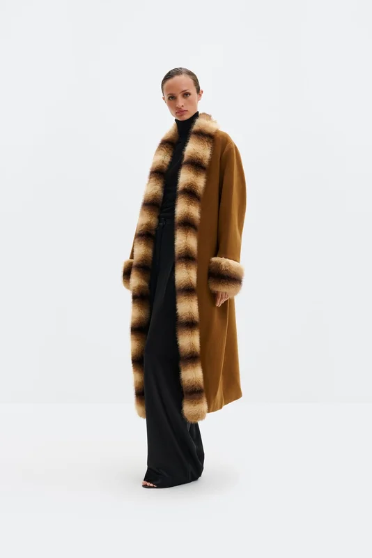 Malina - Anouk yve coat - 34 - Camel