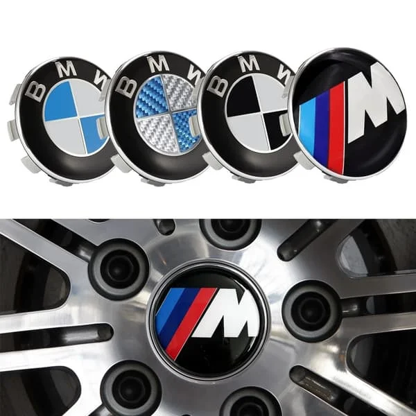 BMW Centrumkåpor / Navkapslar Bilmärke - 4-pack