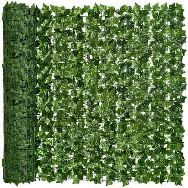 Artificial Ivy Privacy Screen - Wind Protection & Sound Insulation for Garden_TF_TF 100x300cm