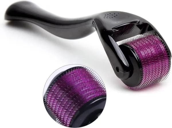 Derma Roller 0,2 MM | Dermaroller | Dermarolling | 540 Nåle | Skæg Rulle | Stimulerer Hår- og Skægvækst | Ansigtspleje | Hudpleje