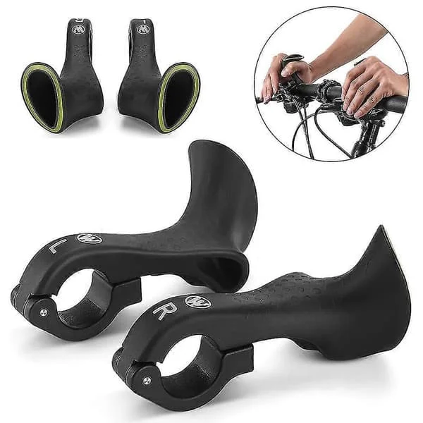 1 Par Landevei MTB Terrengsykkel Styreender 22.2mm Sykkel Bar Ender Nylon Styrehåndtak Ergonomisk Design Sykkeltilbehør Boris