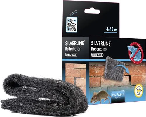 Silverline Rodentstop ståluld 4 × 400 mm, Dyr & pleje