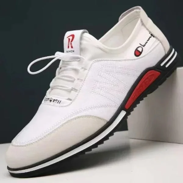 2025 Hot herresko Letvægts lædersko til mænd Bløde såler herre sneakers åndbare fritidssko Slip på arbejdsfodtøj