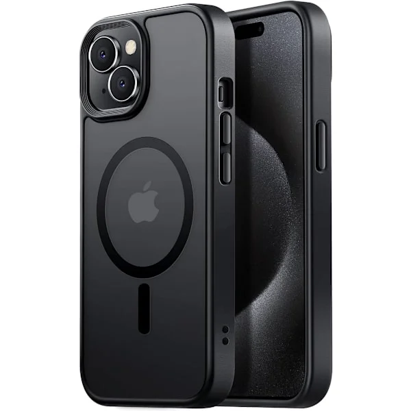 iPhone 15 Plus og iPhone 14 Plus MagSafe-kompatibelt cover - Faldbestandigt op til 3 meter, mat finish