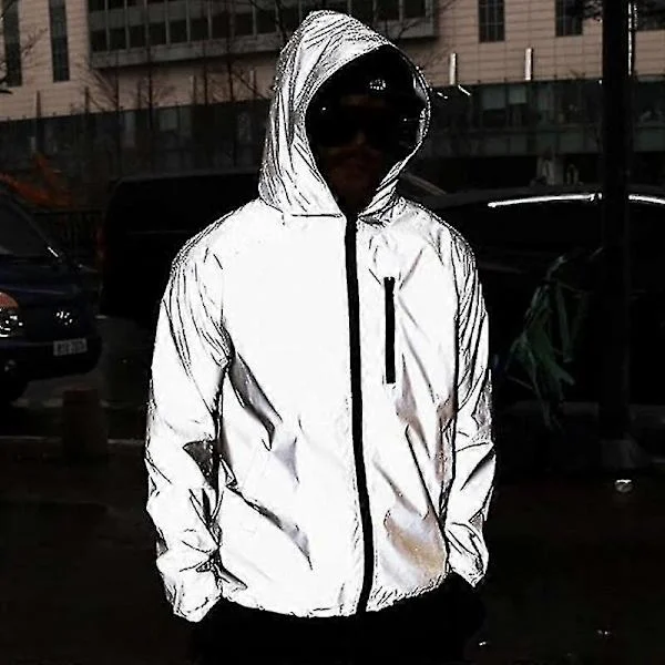 【YD】Waterproof Warm Reflective Jacket High Visibility Safety Jacket Lightweight